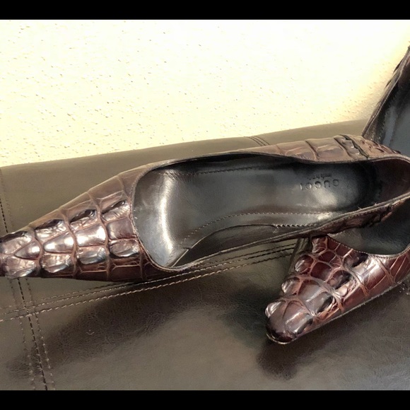 Gucci crocodile heels by Tom Ford NIB $4.2k - Picture 3 of 8